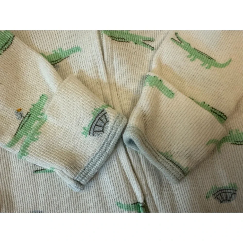 Carters Preemie Baby Boy Sleeper Outfit Romper Cotton Reborn Doll Ribbed Animals